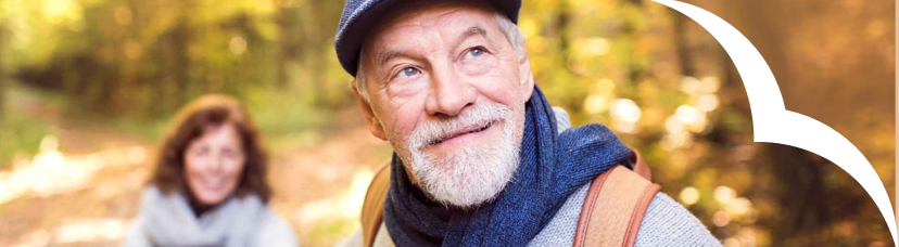 Man with beard enjoying the outdoors]